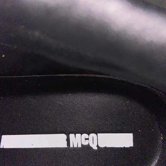 Unisex Alexander McQueen hybrid suede sneakers. - Picture 7 of 8